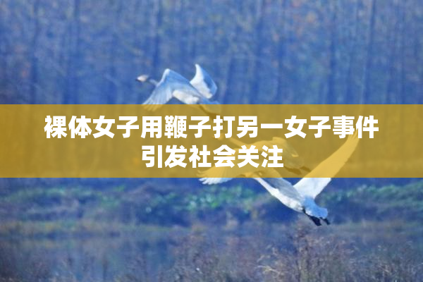 裸体女子用鞭子打另一女子事件引发社会关注