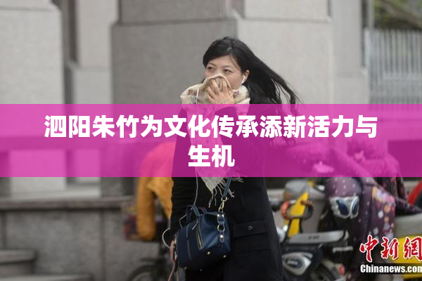 泗阳朱竹为文化传承添新活力与生机