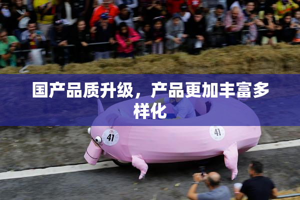 国产品质升级，产品更加丰富多样化