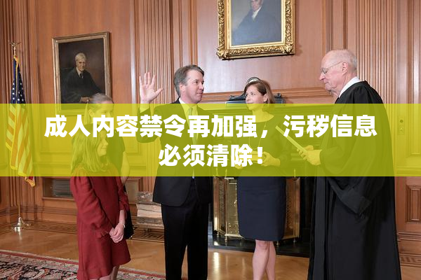 成人内容禁令再加强，污秽信息必须清除！