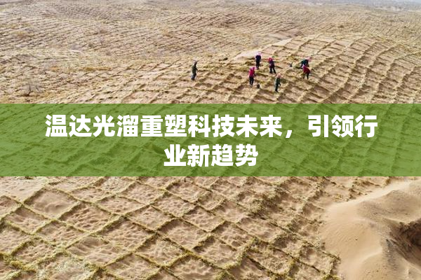 温达光溜重塑科技未来，引领行业新趋势