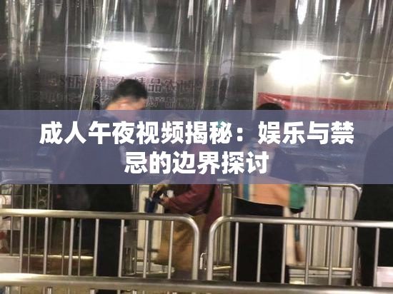 成人午夜视频揭秘：娱乐与禁忌的边界探讨