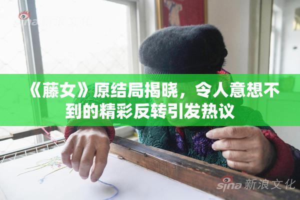《藤女》原结局揭晓，令人意想不到的精彩反转引发热议