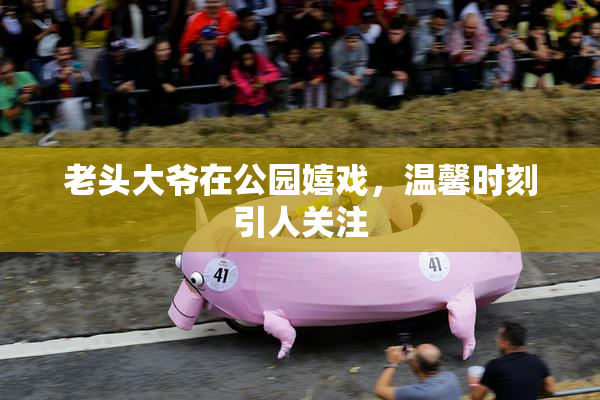 老头大爷在公园嬉戏，温馨时刻引人关注