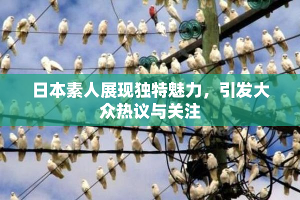 日本素人展现独特魅力，引发大众热议与关注