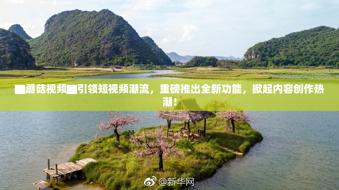 ▇蘑菇视频▇引领短视频潮流，重磅推出全新功能，掀起内容创作热潮！