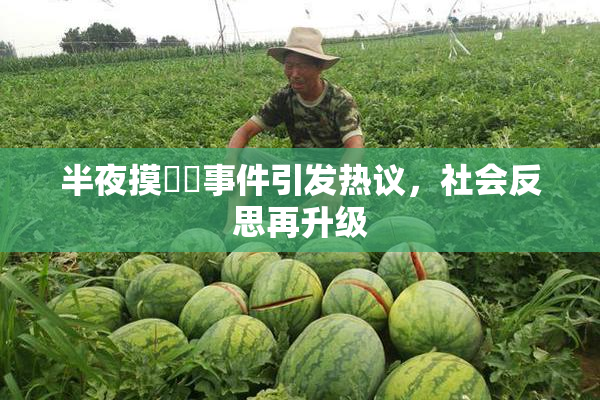 半夜摸妺妺事件引发热议，社会反思再升级