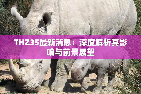 THZ35最新消息：深度解析其影响与前景展望