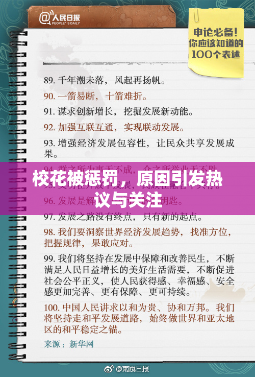 校花被惩罚，原因引发热议与关注