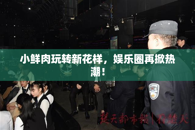 小鲜肉玩转新花样，娱乐圈再掀热潮！