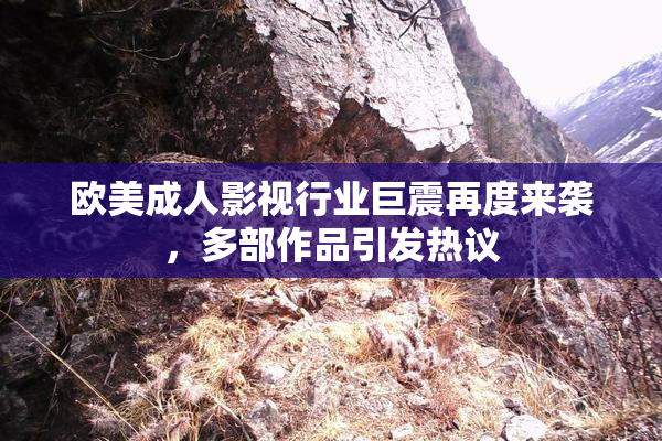 欧美成人影视行业巨震再度来袭，多部作品引发热议