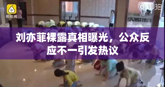 刘亦菲裸露真相曝光，公众反应不一引发热议