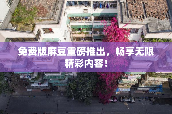 免费版麻豆重磅推出，畅享无限精彩内容！
