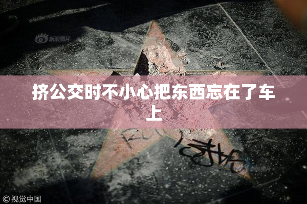 挤公交时不小心把东西忘在了车上