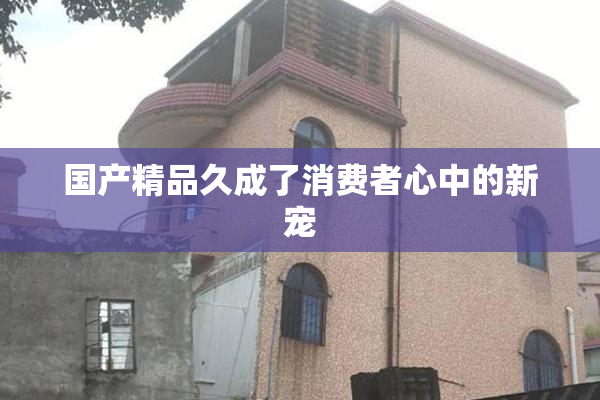 国产精品久成了消费者心中的新宠