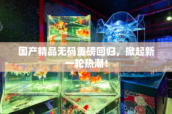 国产精品无码重磅回归，掀起新一轮热潮！