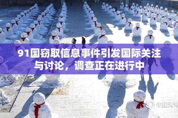 91国窃取信息事件引发国际关注与讨论，调查正在进行中