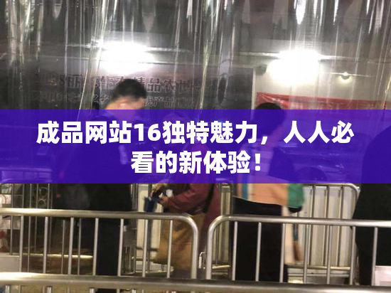 成品网站16独特魅力，人人必看的新体验！