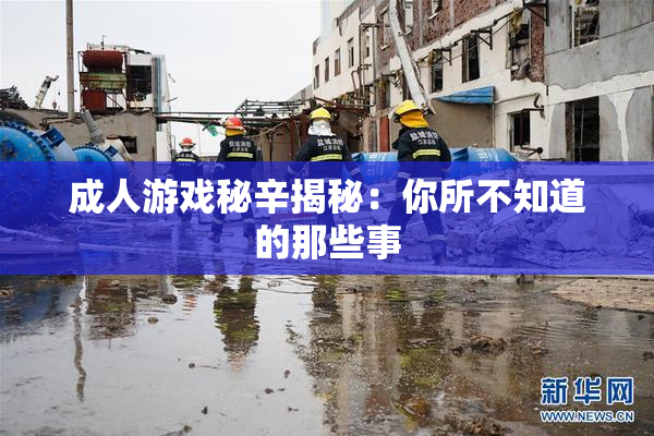 成人游戏秘辛揭秘：你所不知道的那些事