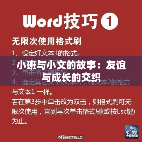 小班与小文的故事：友谊与成长的交织