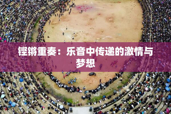 铿锵重奏：乐音中传递的激情与梦想