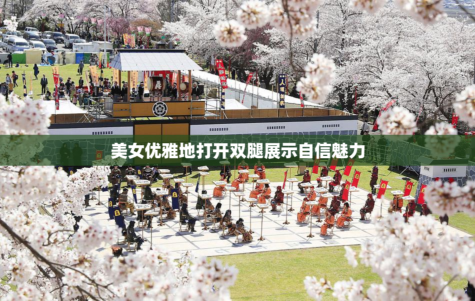 美女优雅地打开双腿展示自信魅力