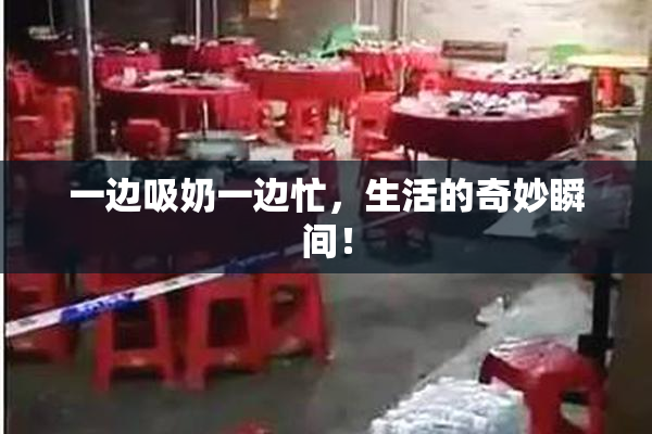 一边吸奶一边忙，生活的奇妙瞬间！