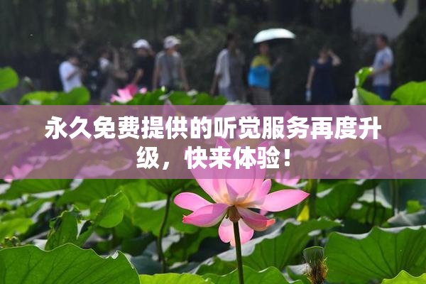 永久免费提供的听觉服务再度升级，快来体验！