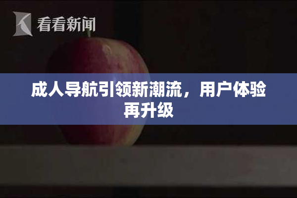 成人导航引领新潮流，用户体验再升级