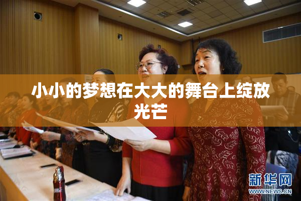 小小的梦想在大大的舞台上绽放光芒