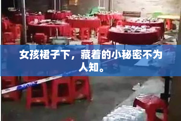 女孩裙子下，藏着的小秘密不为人知。