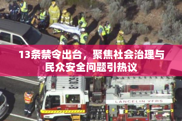 13条禁令出台，聚焦社会治理与民众安全问题引热议