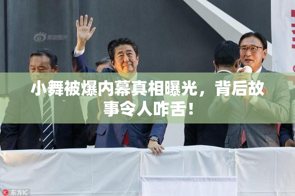 小舞被爆内幕真相曝光，背后故事令人咋舌！