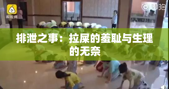 排泄之事：拉屎的羞耻与生理的无奈