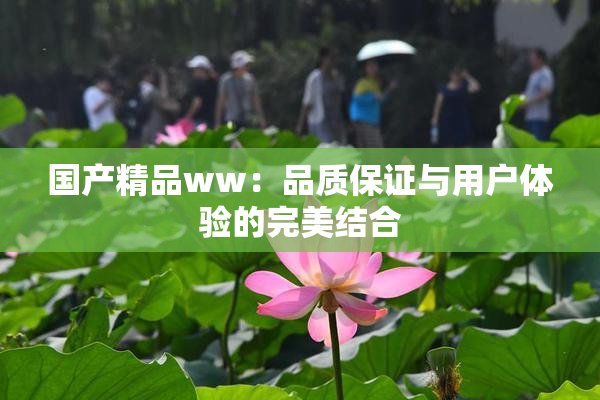 国产精品ww：品质保证与用户体验的完美结合