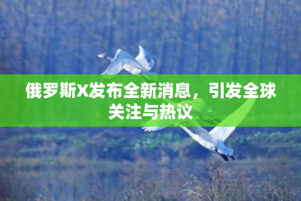 俄罗斯X发布全新消息，引发全球关注与热议