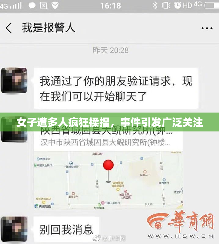 女子遭多人疯狂揉捏，事件引发广泛关注
