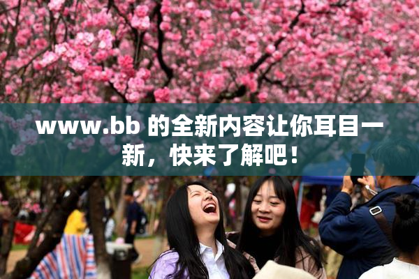 www.bb 的全新内容让你耳目一新，快来了解吧！