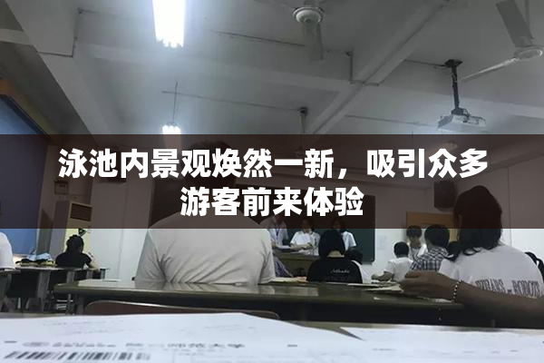 泳池内景观焕然一新，吸引众多游客前来体验