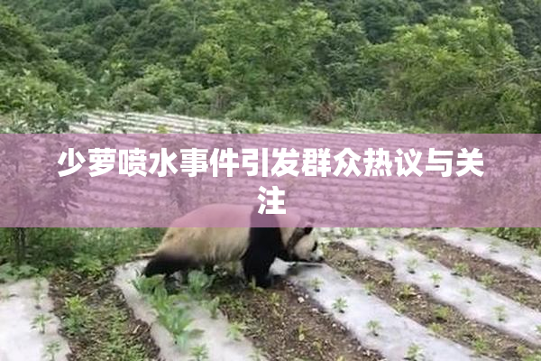 少萝喷水事件引发群众热议与关注