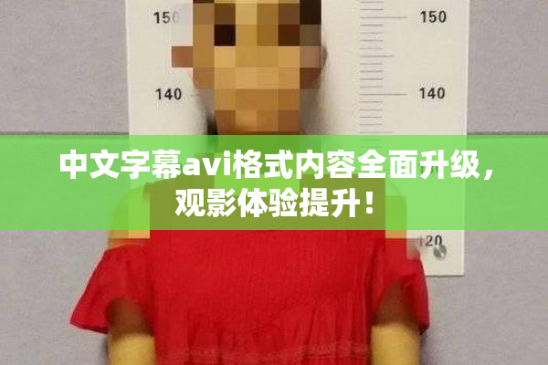 中文字幕avi格式内容全面升级，观影体验提升！