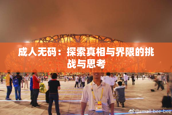 成人无码：探索真相与界限的挑战与思考