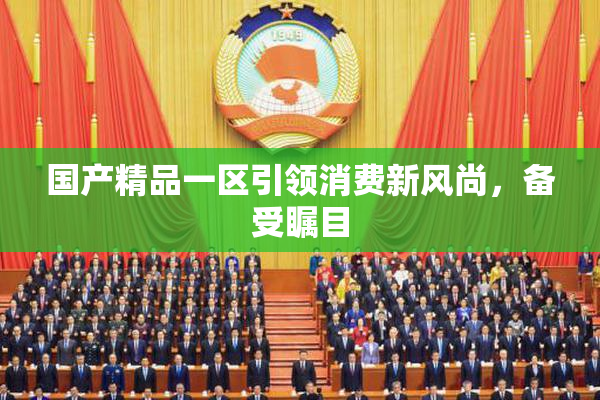 国产精品一区引领消费新风尚，备受瞩目