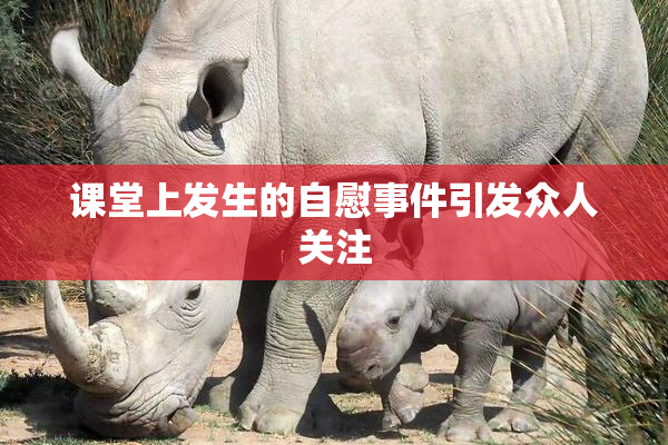 课堂上发生的自慰事件引发众人关注