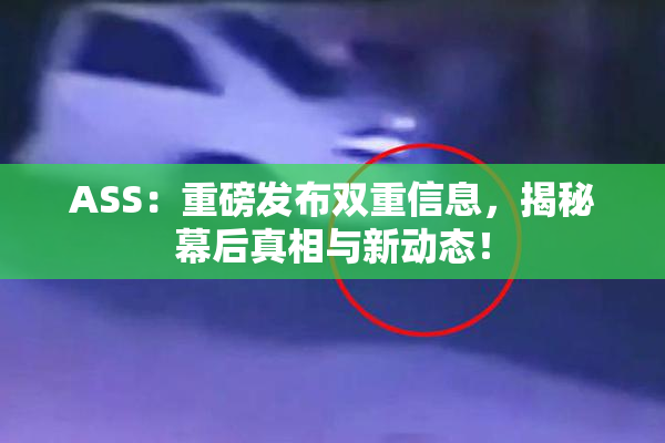 ASS：重磅发布双重信息，揭秘幕后真相与新动态！