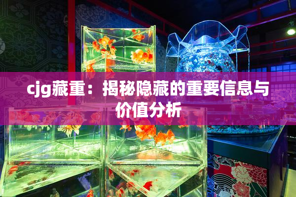 cjg藏重：揭秘隐藏的重要信息与价值分析