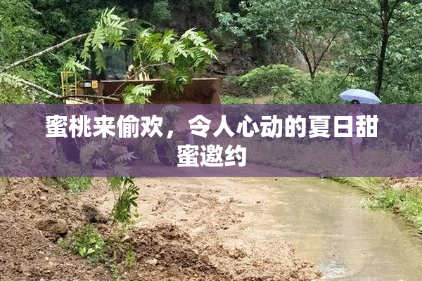 蜜桃来偷欢，令人心动的夏日甜蜜邀约