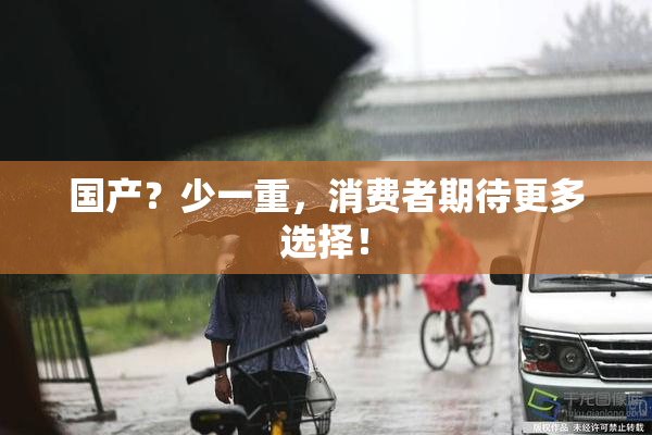 国产？少一重，消费者期待更多选择！
