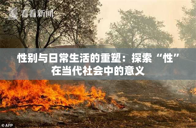 性别与日常生活的重塑：探索“性”在当代社会中的意义