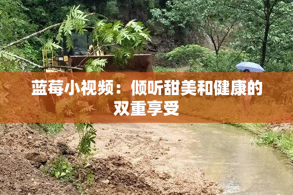 蓝莓小视频：倾听甜美和健康的双重享受